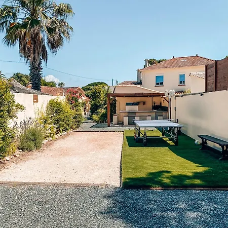 Reve D'azur En Bord De Mer, Avec Piscine Partagee, Parking Barbecue, Draps Inclus A La Nartelle *