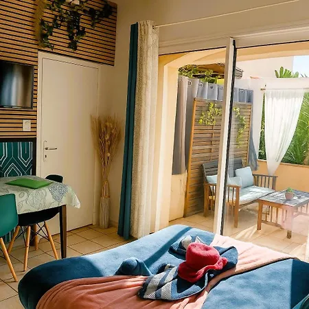 別荘 Reve D'azur De La Nartelle 20m2 Avec Piscine Partagee, Parking Barbecue, Draps Inclus A La Nartelle *