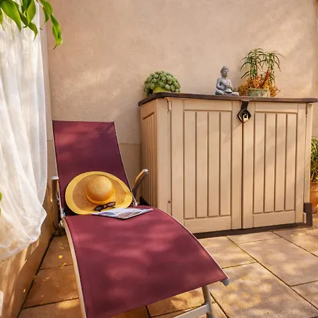 De La Nartelle- 20m2- Piscine Partagee - Parking - Bbq -calme & Detente Au Reve D'azur A Quelques Pas De La Plage- Check-in 20h Maximum * سانت ماكسيم