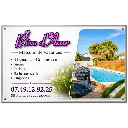 Сasa de vacaciones Plage de la Nartelle- Studio 20m2- Piscine partagée - parking - BBQ -calme&détente au Rêve D'Azur à quelques pas de la plage- Check-in 17h-20h maximum *