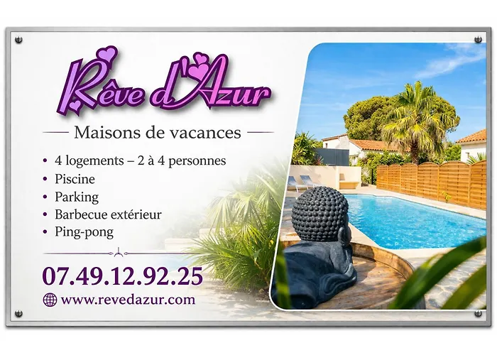 20m2 Cosy Bord De - De La Nartelle- - Piscine Partagee - Parking - Bbq - Draps Inclus Feriehus *